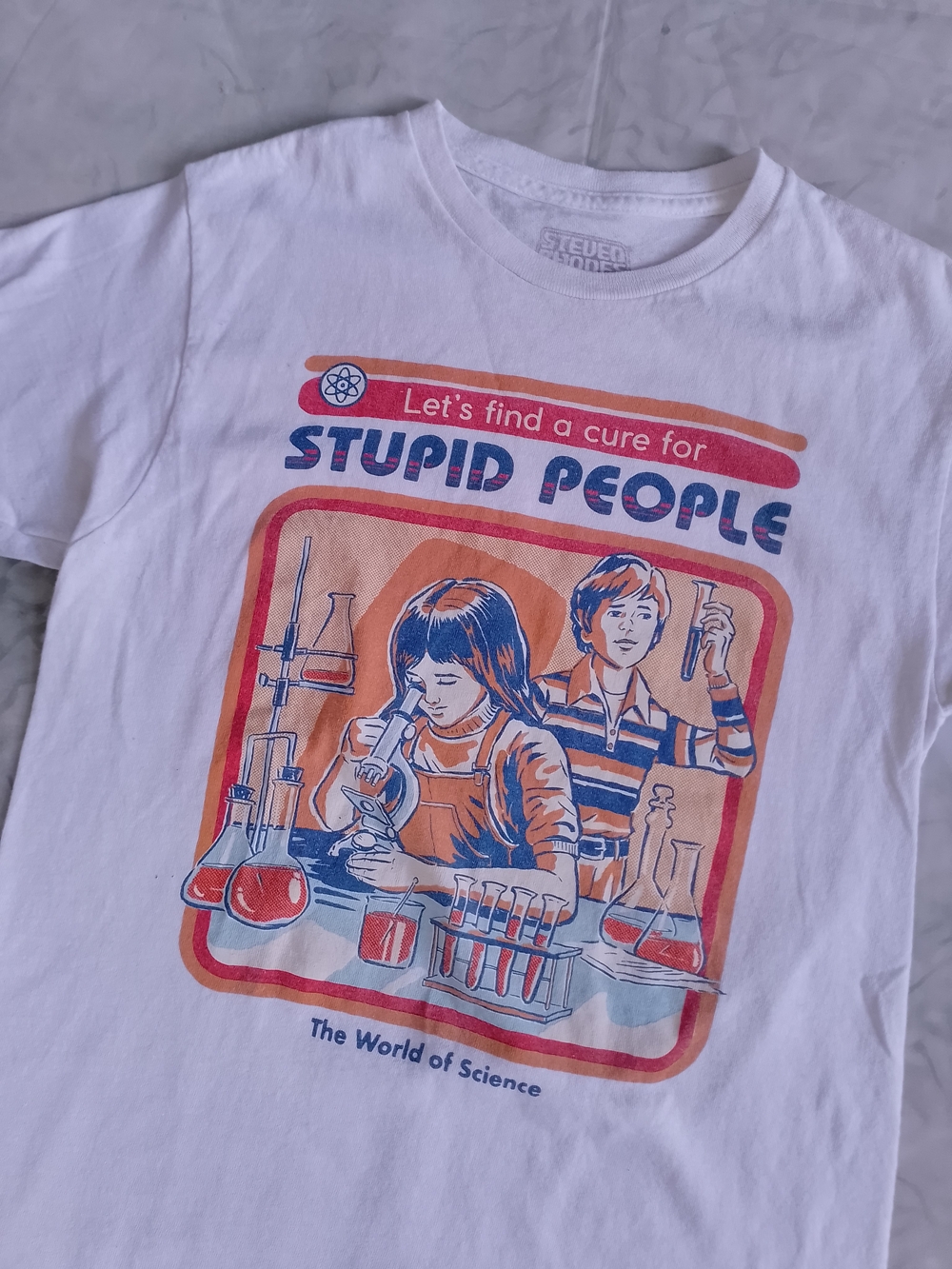 Steven Rhodes Let's Find A Cure For Stupid People T-Shirt